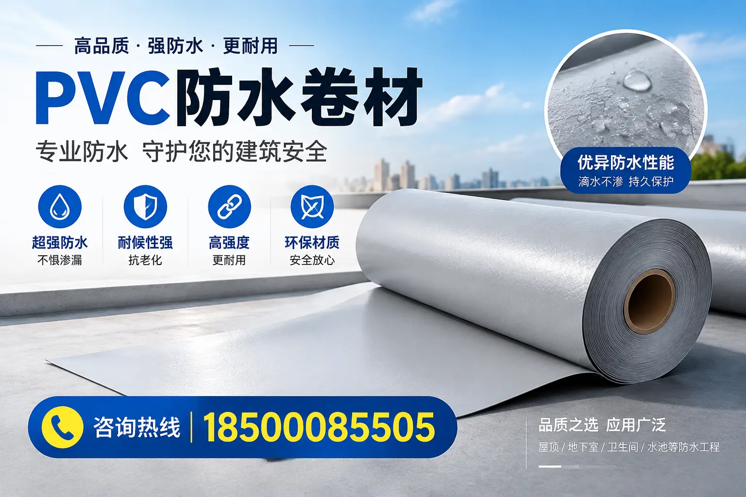 图木舒克地区pvc防水卷材的市场现状与发展趋势